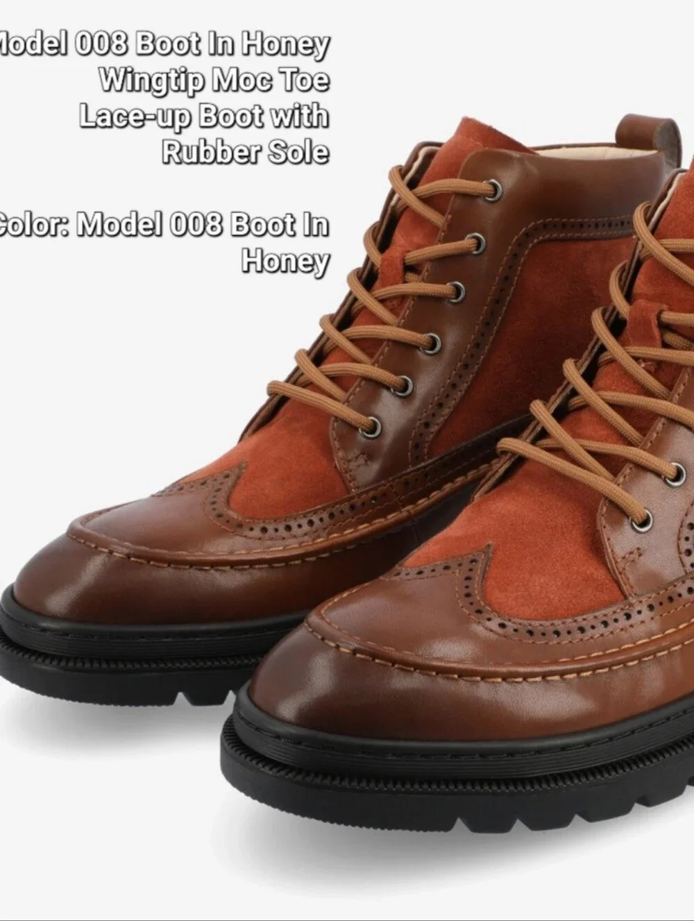Taft Honey Brown Leather & Suede Chukka Boots